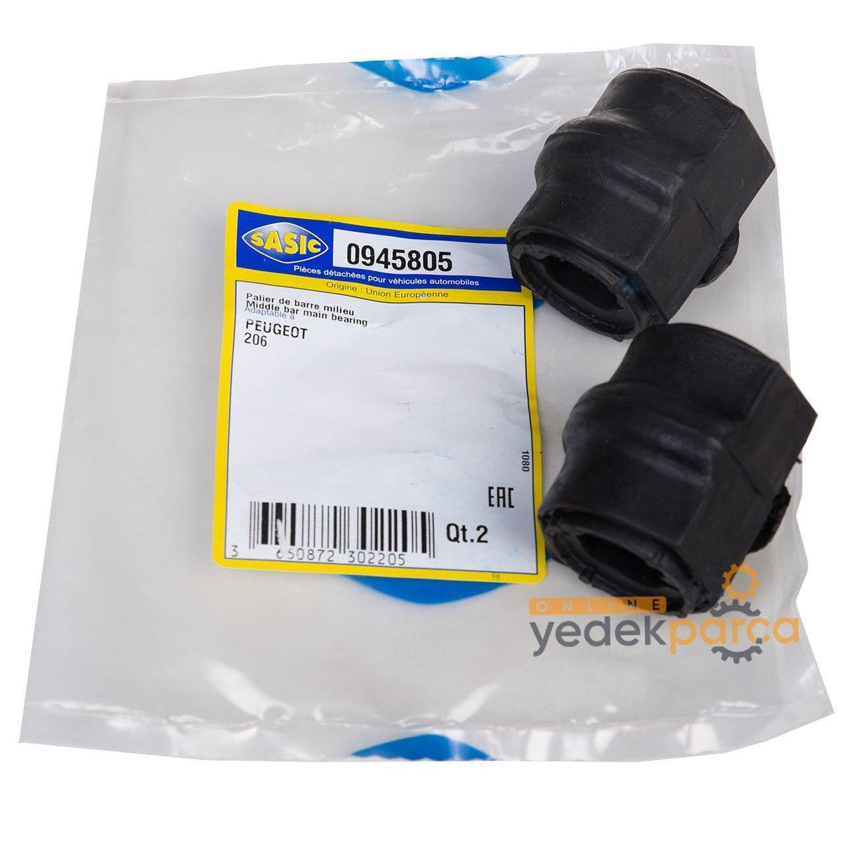 SASIC Sway Bar Bushings for Peugeot 206 (1998-2011) - Durable Suspension Component — Bushings & Mounts