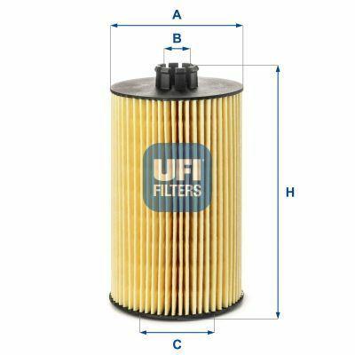 UFI Oil Filter for KHD TCD 2012 4L 2V BF4M 2012C - Premium Quality Oil Filter — Oil Filters