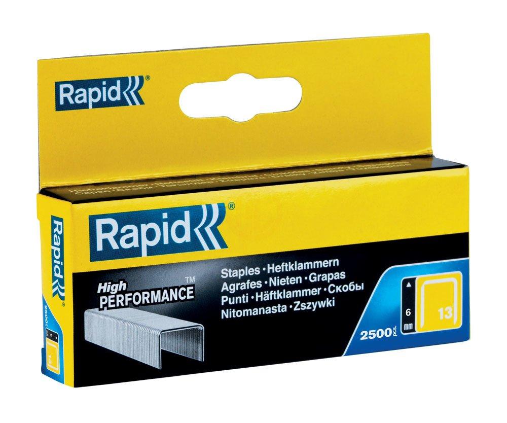 Rapid 11830725 Staples Series 13, 6 mm, Galvanized (1 pack/2500 pcs)