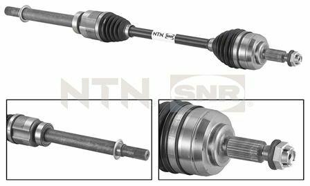 SNR DK55056 Front Right Axle 12-Fluence + OS — Axles, CV Joints & Boots