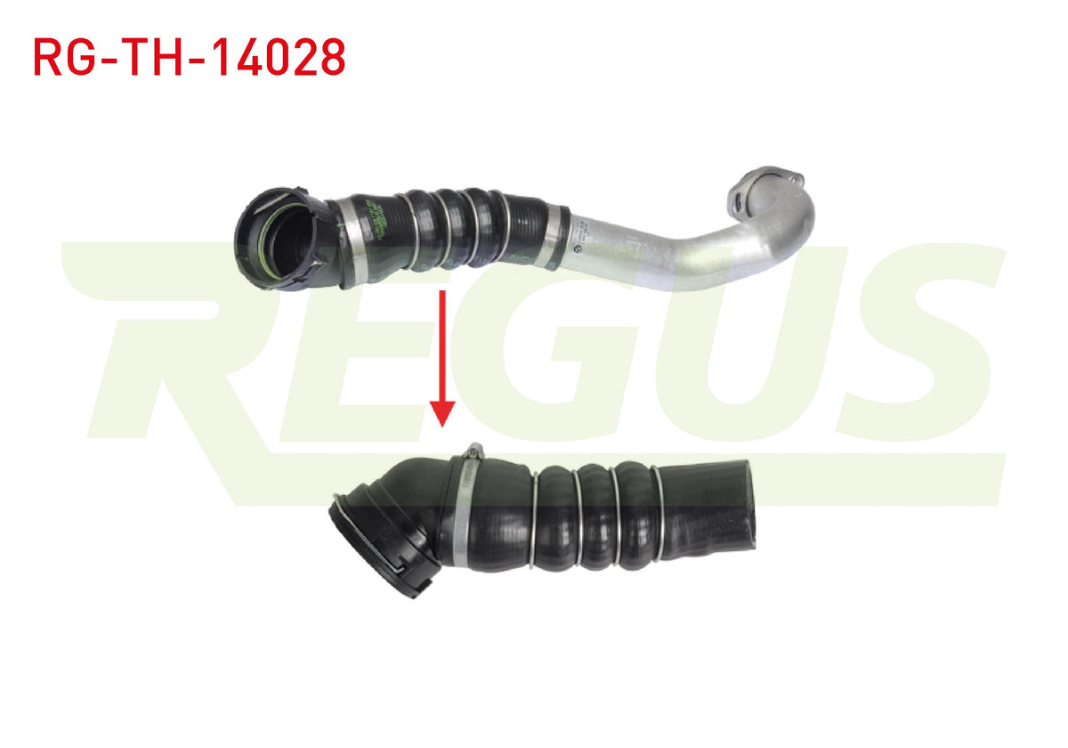 REGUS RG-TH-14028 Turbo Hose BMW 5 Series (E60,E61) 520 D 2005-2010 — Turbo & Supercharger