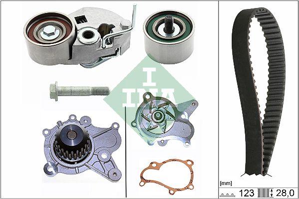 INA 530054231 Water Pump Timing Belt Kit (Hyundai: Accent 03-06 Matrix 1.5Crdi Getz 1.5Crdi 03-Tucs — Water Pump & Thermostat