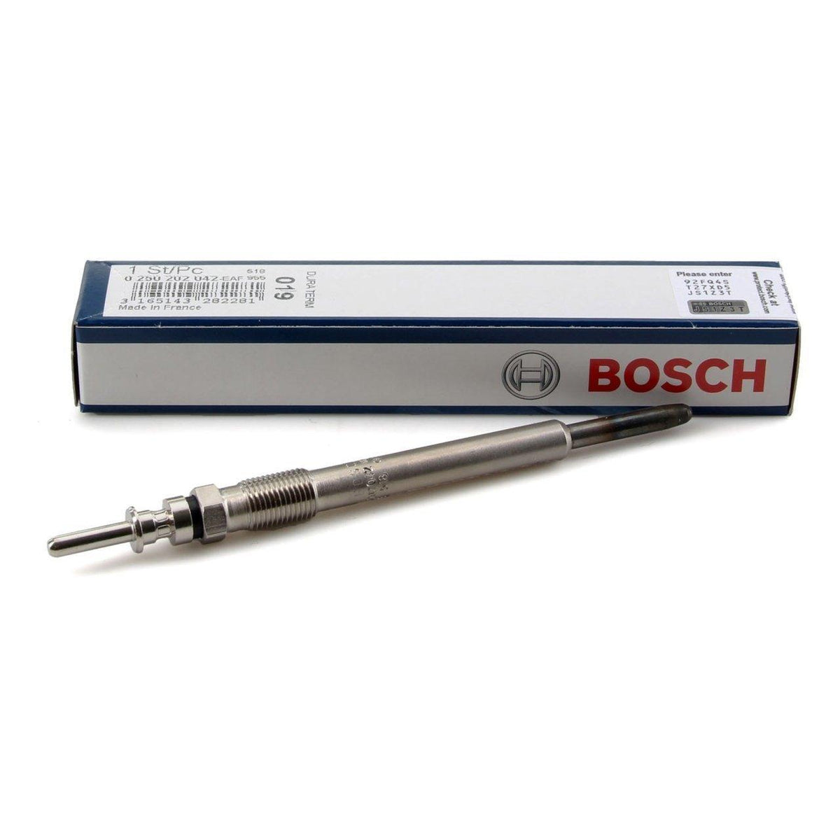 Bosch 0250202042 Glow Plug Opel Astra G / Vectra B 2.0 Diesel (X20DTH) — Coils & Plugs