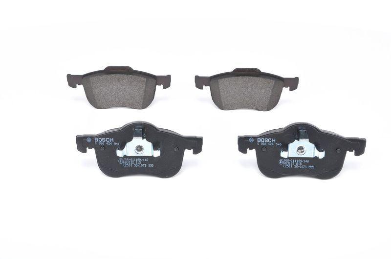 BOSCH 0986424540 Brake Pad Set - Low-Metallic Material — Brake Pads