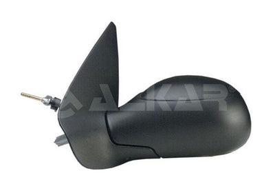 Alkar 6164283 Outer Rear View Mirror Left Mechanical Aspheric Peugeot 206 1998-2003 — Mirrors
