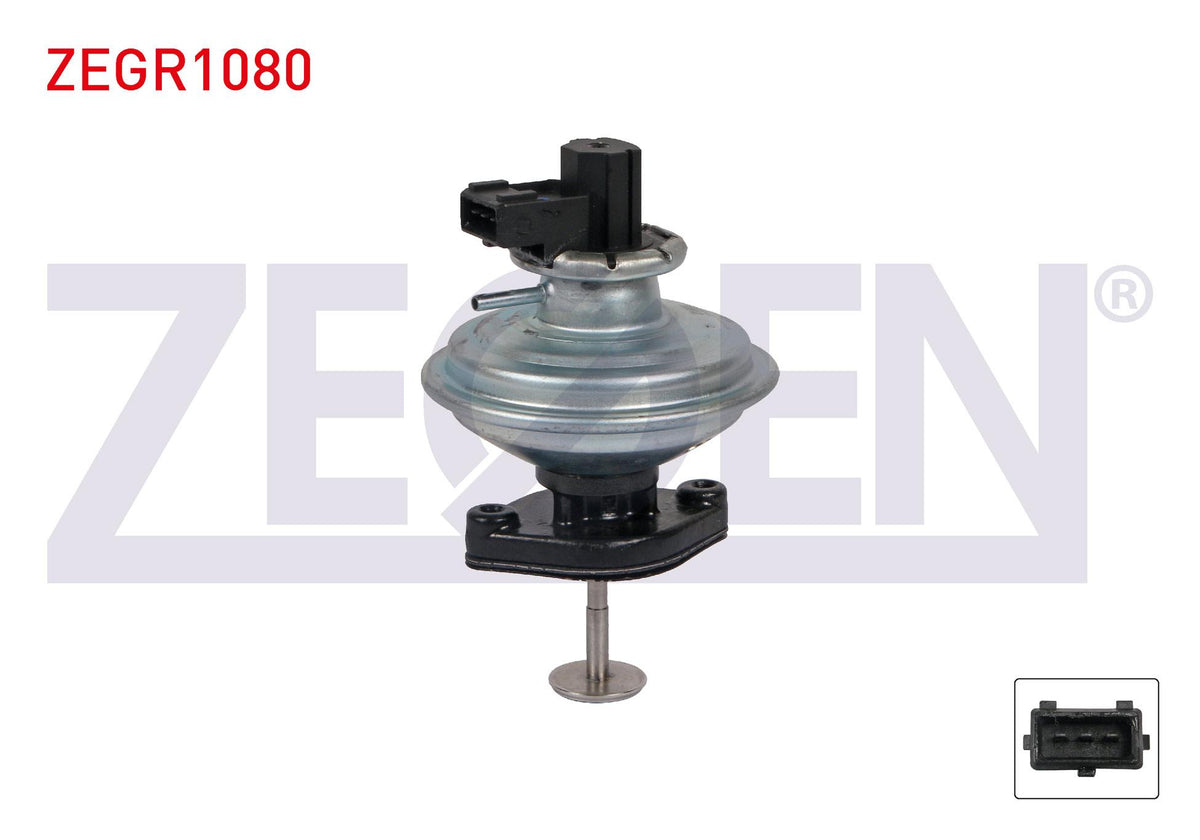 Zegen ZEGR1080 EGR Valve 3 Pin BMW 1 (E81-E87) 116D-120D (N47 D20 C — Emission Control