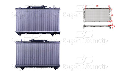Wisco 3113191-00 Water Radiator Brazing Mt 325X648x16 Toyota Carina E St191 92-98 — Radiators & Fans