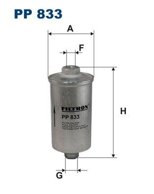 Filtron PP833 Fuel Filter Volkswagen Golf I Punto Jumper 155 — Fuel Delivery