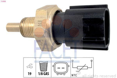 Facet 7.3358 Temperature Sensor Megane IV Talisman Clio IV — Temperature Sensors & Switches