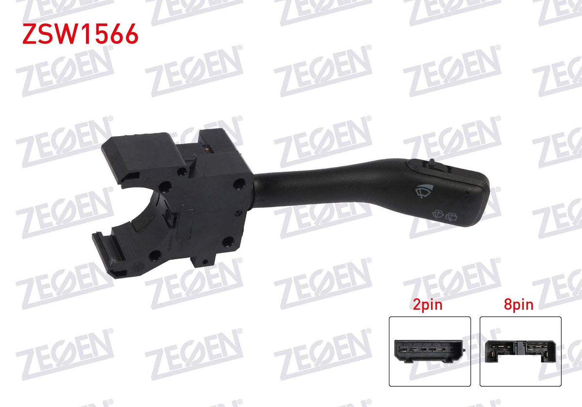 Zegen ZSW1566 Wiper Kumanda Arm 10 Pin Audi VW Golf IV 1997-2005 / Passat Variant 2000-2005 / Sharan 1995-2010 / A3 — Wipers