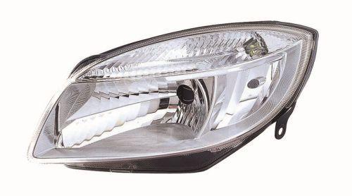 Depo 665-1114L-LD-EM Front Headlight Left Skoda Fabia Roomster 06-10 — Headlights