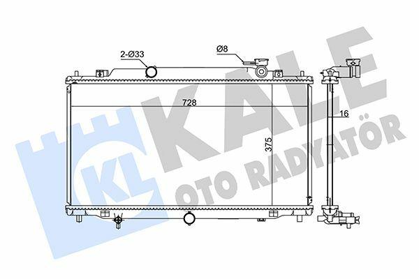 Kale 347925 Radiator for Mazda 6 (2013-2020) - High Efficiency Cooling — Radiators & Fans