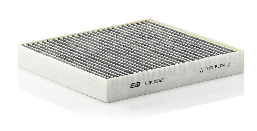 Mann CUK2252 Cabin Air Filter with Carbon X-Trail II 2.0 dCi 07-13 Murano 01- — Air & Cabin Filters