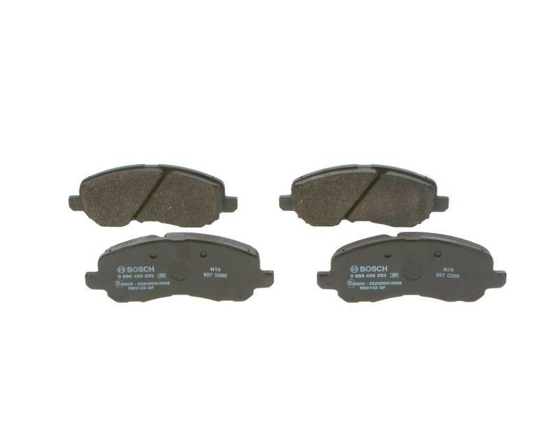 Bosch 0986495253 Brake Pad Front Mitsubishi Lancer VII 1.6 03-13 ASX 11-13 — Brake Pads