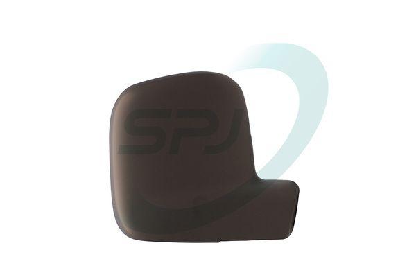 Spj V0183 Outer Dikiz Mirror Cover Transporter T5 Mirror Cover + Frame 03 / 10 Black Left — Glass & Trim