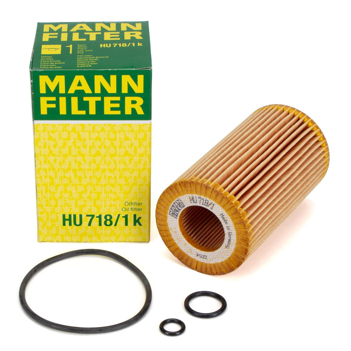 MANN HU718-1K Oil Filter - Compatible with Mercedes W203 C220 CDI — Oil Filters