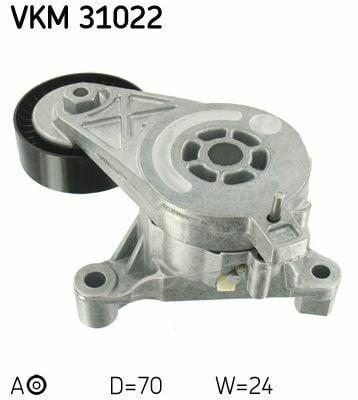SKF VKM31022 Tensioner - VW Caddy 1.9 TDI — Pulleys & Tensioners