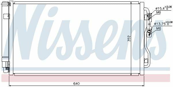 Nissens Climate Radiator 940236 - Compatible with F-20, F-21 and 5 more models — Radiators & Fans