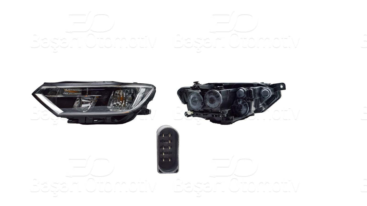 Wisco 1243441-00 Headlight Left Halojen VW Passat B8 14 > — Headlights