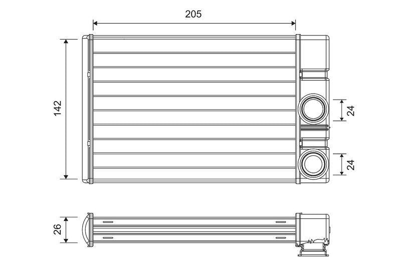 Valeo 811513 Heater Core Insignia 2.0 CDTi 08- Cruze 06- Meriva B — Heater & Blower