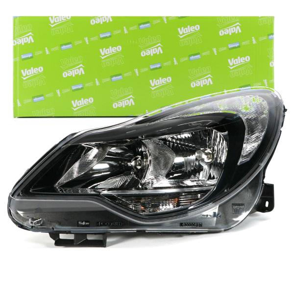 Valeo 45286 Headlight Left Opel Corsa D 11> Electric with Motor Smoke — Headlights