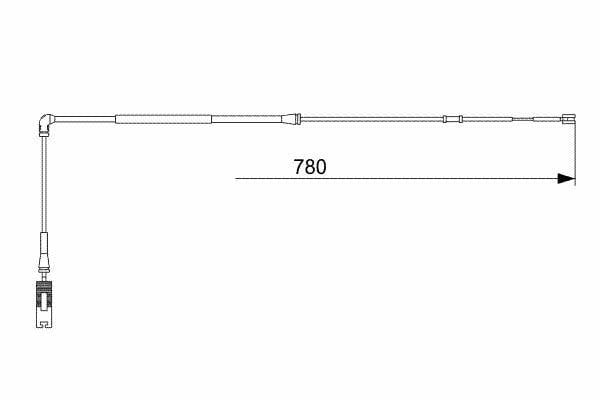 BOSCH Brake Pad Cable — Brake Pads