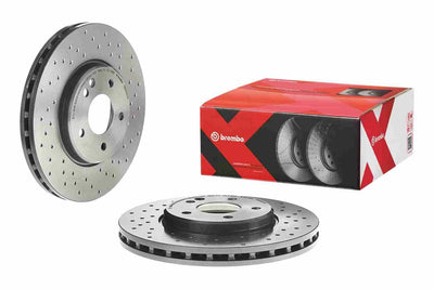 Brembo 09.8304.1X Brake Disc Front Xtra Mercedes-Benz | Set of 2