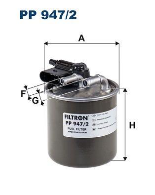 Filtron PP947-2 Fuel Filter Infınıty Q30 / Qx30, Mercedes-Benz A — Fuel Delivery