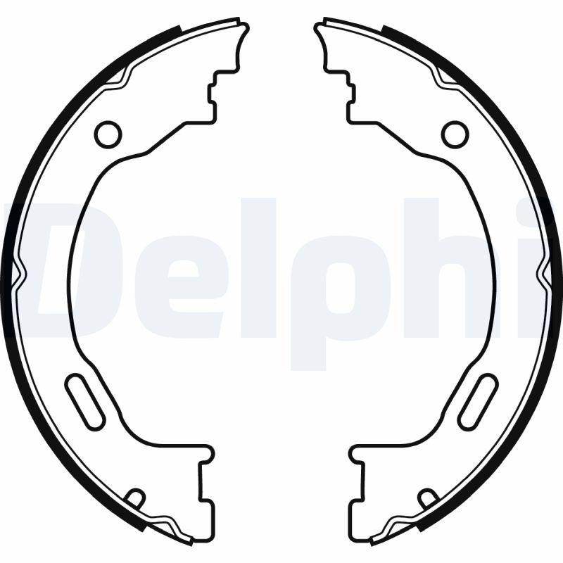 Delphi LS2077 Brake Pabucu El Brake