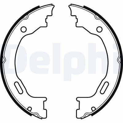 Delphi LS2077 Brake Pabucu El Brake