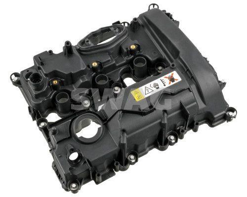 SWAG Valve Cover for BMW B38 Models - Black Plastic - 1.39 kg — Covers & Protection