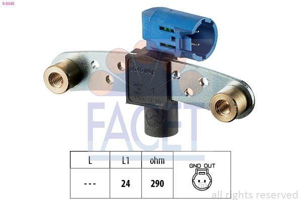 FACET 9.0545 Crankshaft Sensor - Compatible with Clio, Kangoo and 2 more models — Pistons & Rotating