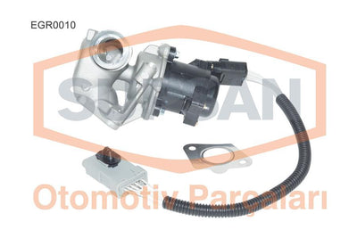 Supsan EGR0010 EGR Valve Peugeot 206 307 406 1.6 HDi 16V Dv6 Euro 3 Focus Cmax — Emission Control