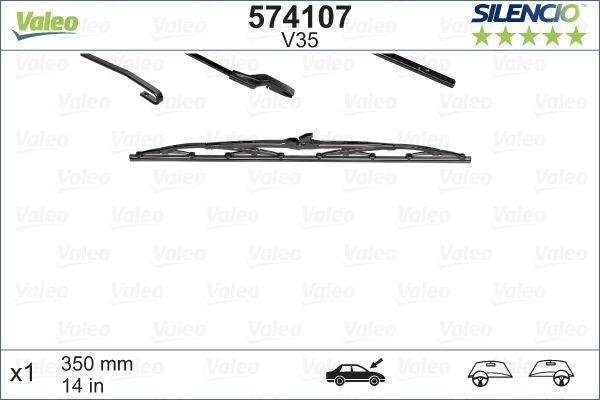 Valeo 574107 Wiper Blade 350mm Rear Golf IV Focus — Wipers