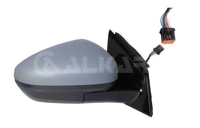Alkar 6140729 Outer Rear View Mirror Right Electric Heated Primed with Sensor 7 Pin Opel Grandland X 2017 — Mirrors