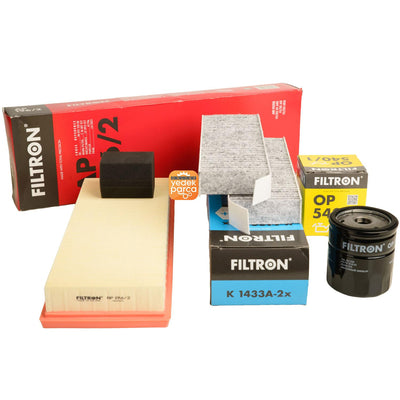 Filtron Opel Corsa F 1.2 Puretech Gasoline Scheduled Service Filter Set with Carbon Pollen — Maintenance & Service Kits