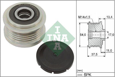 INA 535027810 Alternator Tensioner Ball Bearing (Opel: Corsa E 1.2-1.4 Lpg 14-/ Fiat: Egea 1.4 16 -)