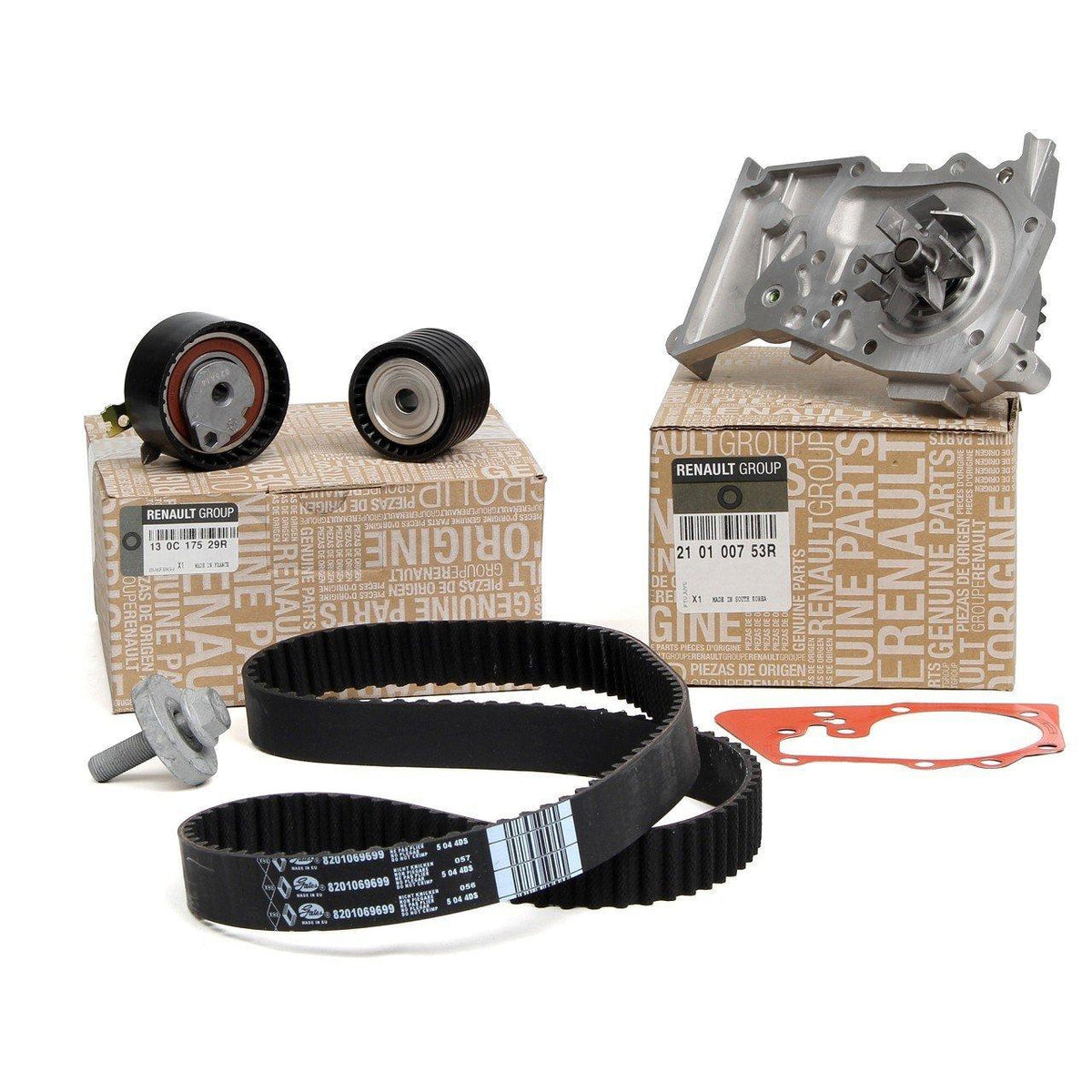 Mais Renault Megane 2 Timing Belt & Water Pump Set - Complete Kit for 1.4 & 1.6 16V — Water Pump & Thermostat