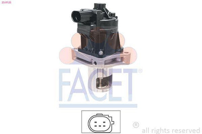 Facet 23.0125 EGR Valve Opel Astra J /K-Insignia /Mokka 1.6 Dth — Emission Control