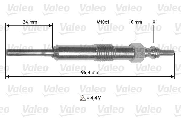 Valeo 345171 Glow Plug Dacia — Coils & Plugs