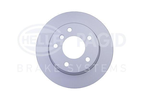 HELLA Pagid Rear Brake Discs for BMW E81-E87 116I 118D 118I - 2 Piece Set — Brake Rotors & Drums