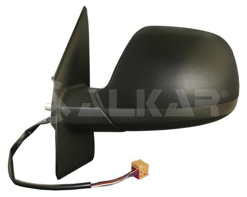 Alkar 9239928 Outer Rear View Mirror Left Electric Heated Primed Aspheric (5 Pin) Volkswagen Transporter VI 2009-20 — Mirrors