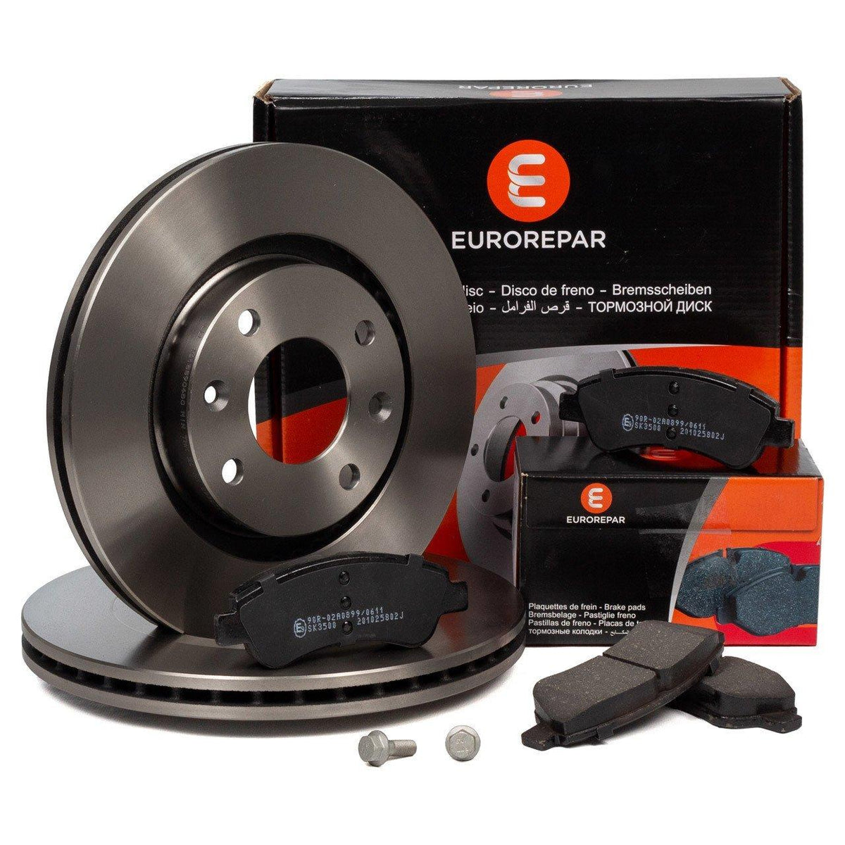 Eurorepar Citroen C-Elysee Front Brake Disc and Pad Set — Brake Pads