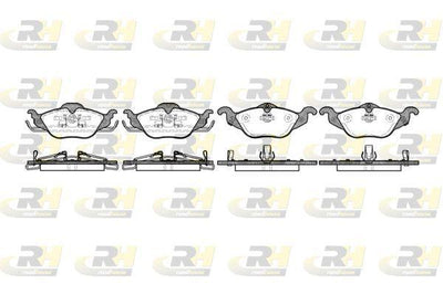 ROADHOUSE 2684.02 Brake Pad Astra F 53_. 54_. 58_. 59_ 56_. 5 — Brake Pads
