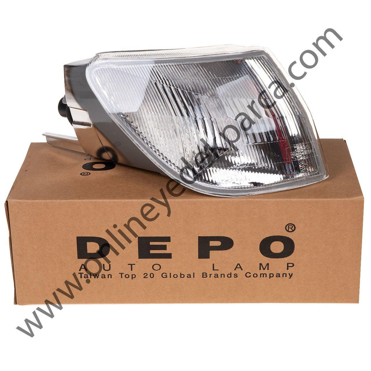 DEPO Front Right Signal Light - Compatible with Peugeot 306 (1993-1997) — Tail, Signal & Reflectors