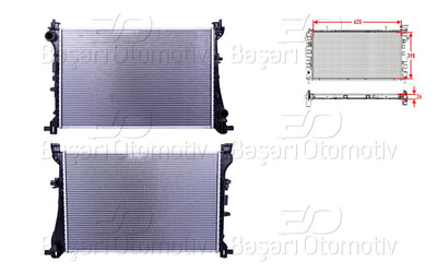 Wisco 3114041-00 Water Radiator Brazing Mt 620X398x26 Fiat Egea 1.3D 1.6D 16-20 — Radiators & Fans