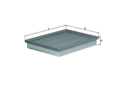 Mahle LX1662 Air Filter Jeep Grand Cherokee 3.0 Crd 06-10 — Air & Cabin Filters