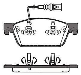 MGA 55567 Front Brake Pad-(VW Transporter 10-19) — Brake Pads