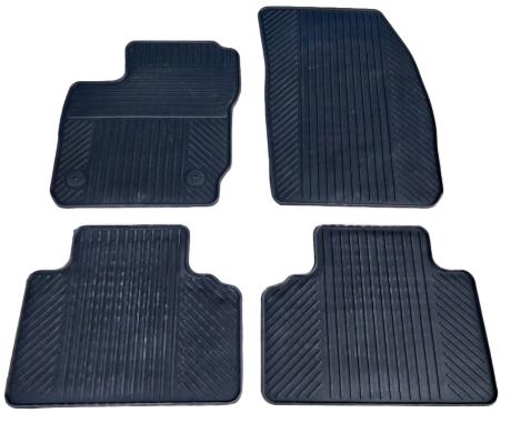 Ford Courier 2012-2019 Rubber Floor Mats Set — Comfort & Protection Accessories