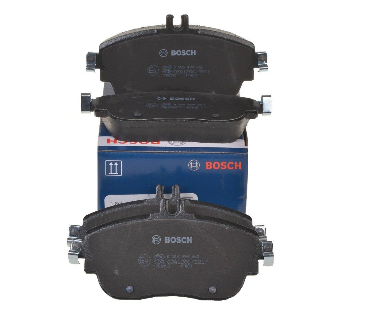 Bosch Front Brake Pad Set for Mercedes W117 CLA Series AMG Sport Package — Brake Pads